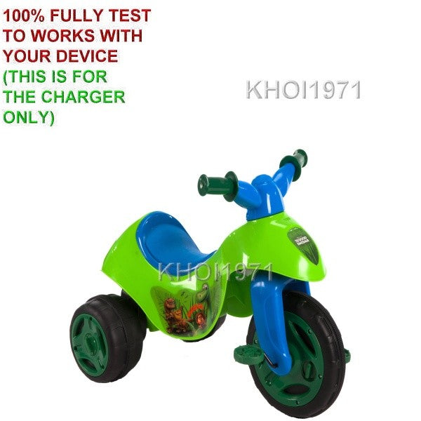 Dual Power AC Charger Adapter for Disney The Good Dinosaur Huffy Tricycle Magic Cars 1