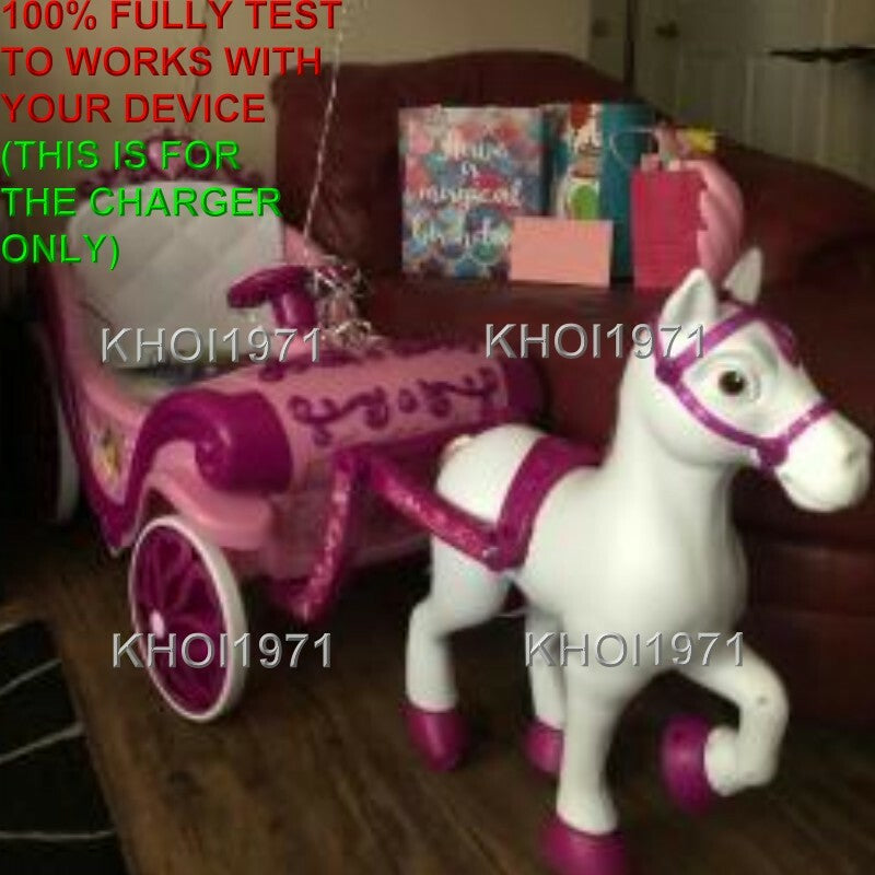 Disney Princess Royal Horse Carriage Ride-On with Charger and AC Adapter Magic Cars 4