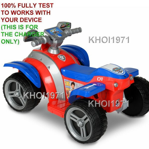 AC Charger Adapter 8V for Hyper PP1 1000 Paw Patrol Ryder Ride-On Toy Magic Cars 4