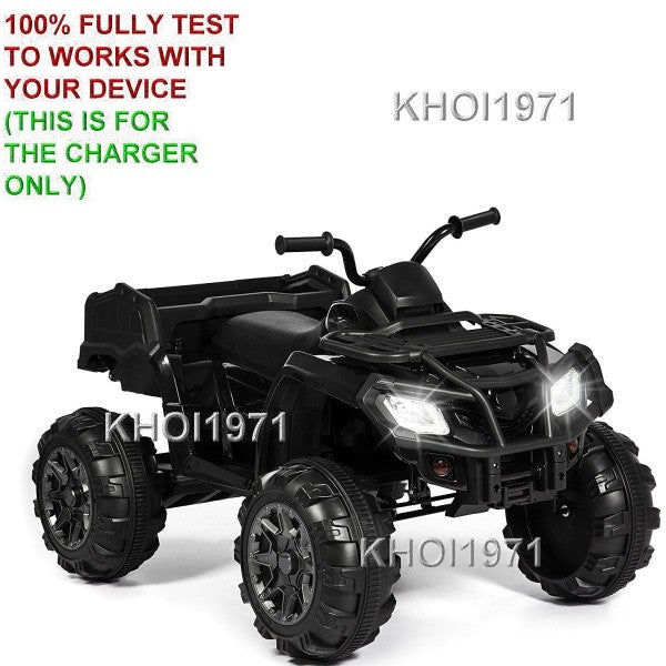 AC Charger Adapter for 8V ATV Quad 4-Wheel Suspension Ride-On Vehicle Magic Cars 1