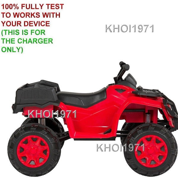 AC Charger Adapter for ATV Quad 4-Wheel Suspension Ride-On Toy Model SKY3725 Magic Cars 2