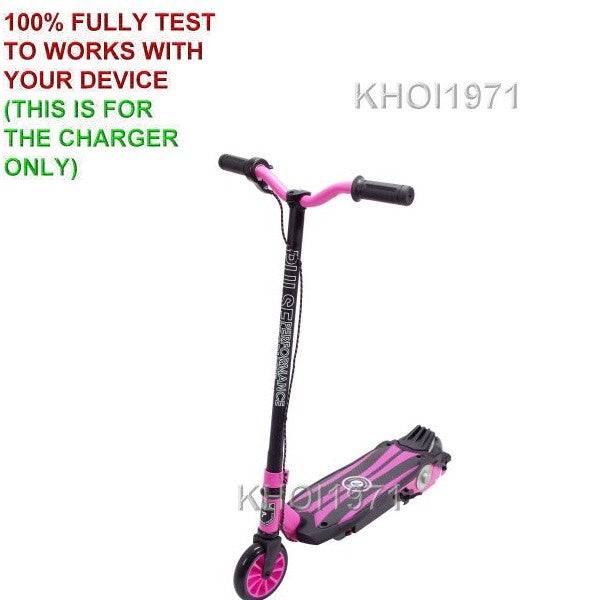 12V 80W Electric Scooter Charger AC Adapter Pink Pulse Performance Revster Magic Cars 1