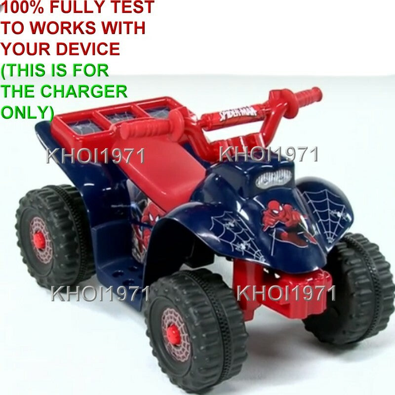 6V AC Charger Adapter for Spider-Man Little Quad Ride-On Vehicle Magic Cars 1