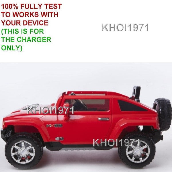 AC Adapter Charger for Kid Motorz Hummer HX Ride-On Models 0226 and 0227 Magic Cars 6