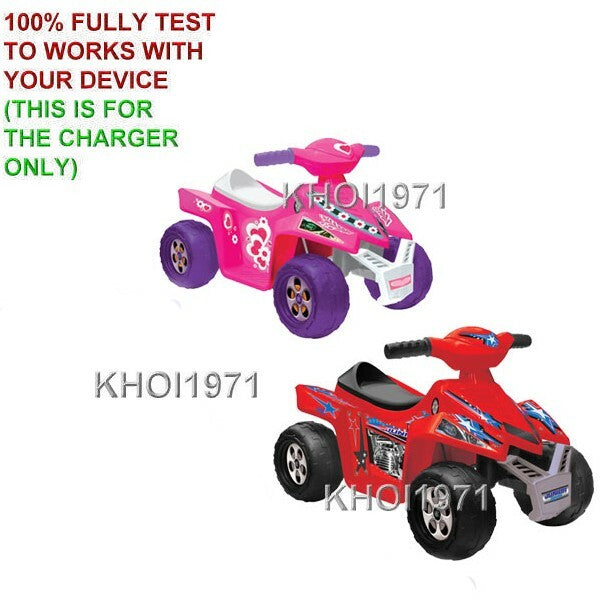 AC Charger Adapter for 1518 Kids Motorz Superb Quad Ride-On Toy Magic Cars 4