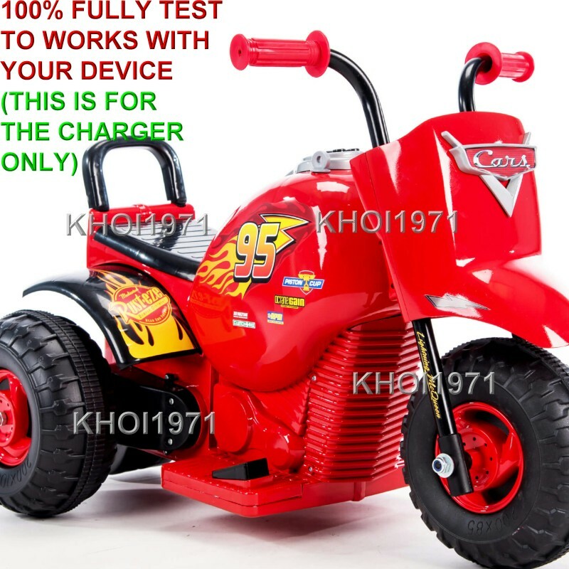 AC Charger Adapter for Ride-On 3-Wheel Motorcycle Trike Toy Magic Cars 1