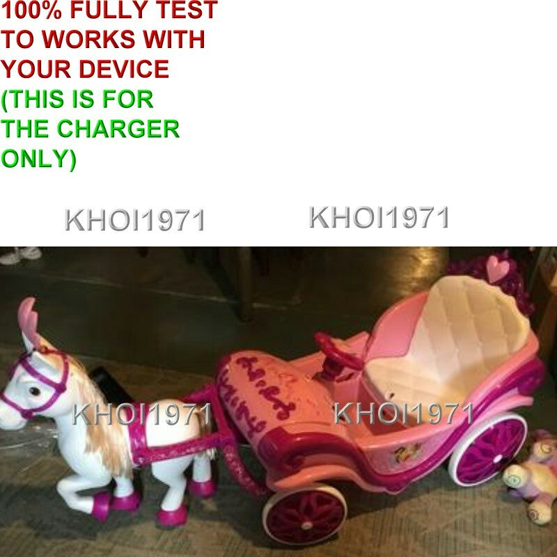 AC Adapter Charger for Disney Princess Royal Horse Carriage Ride-On Toy Model 17318 Magic Cars 5