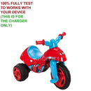 Dual Power AC Charger Adapter for Marvel Spider-Man Ride-On Toy Model 17506 Magic Cars 1