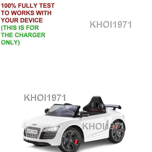 AC Adapter Charger for 6V Kid Trax Audi R8 Avigo Ride-On Battery 5F62630 Magic Cars 2