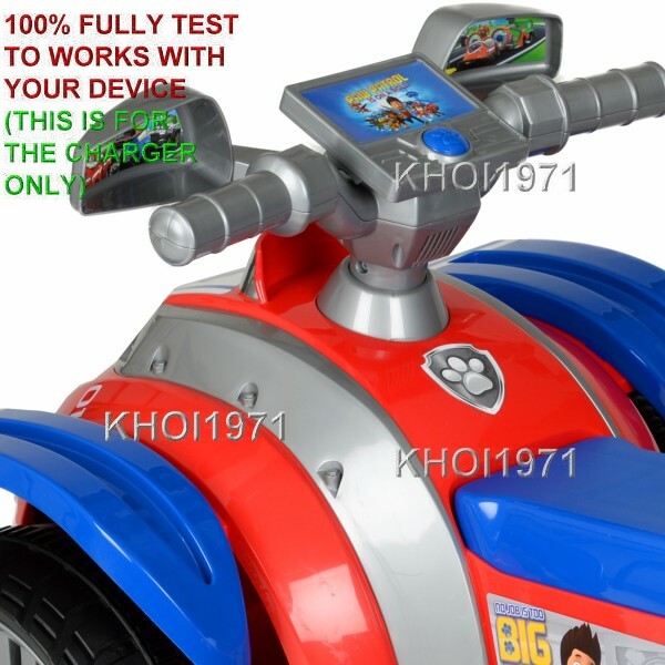 AC Charger Adapter for HYP PP1 1000 Hyper Paw Patrol Ryder Ride-On Toy Magic Cars 3