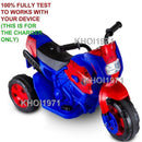 AC Adapter Charger for Kidtrax KT1240 Spider-Man 3-Wheel Ride-On Trike Magic Cars 2