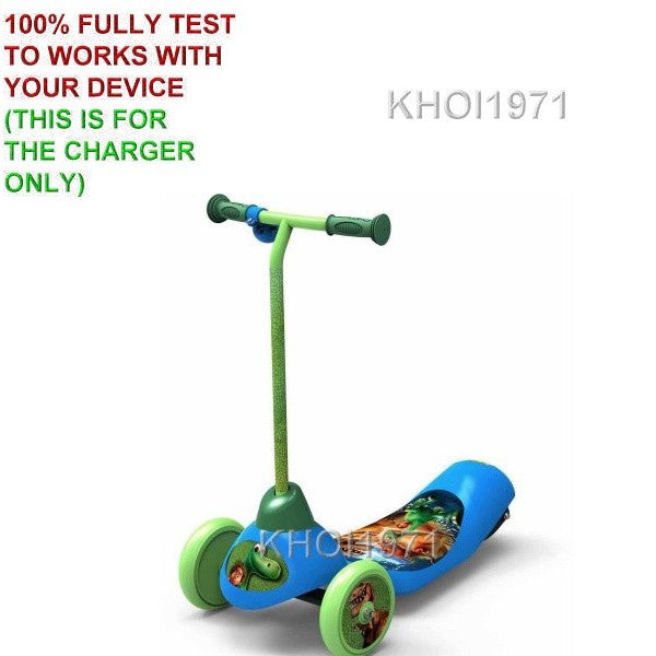 AC Charger Adapter for Pulse Electric Scooter with Safety Features and Dinosaur Design Magic Cars 1