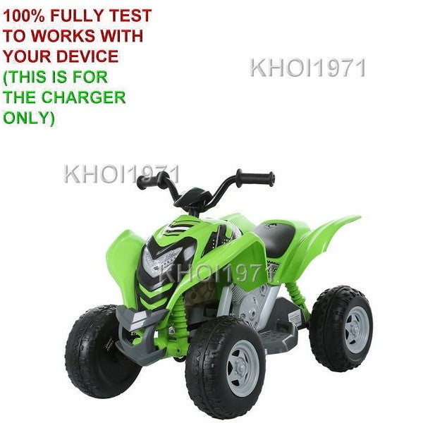 AC Adapter Charger for Powersport ATV W420AC-N03 Quad Ride-On Vehicles, Red and Green Magic Cars 1