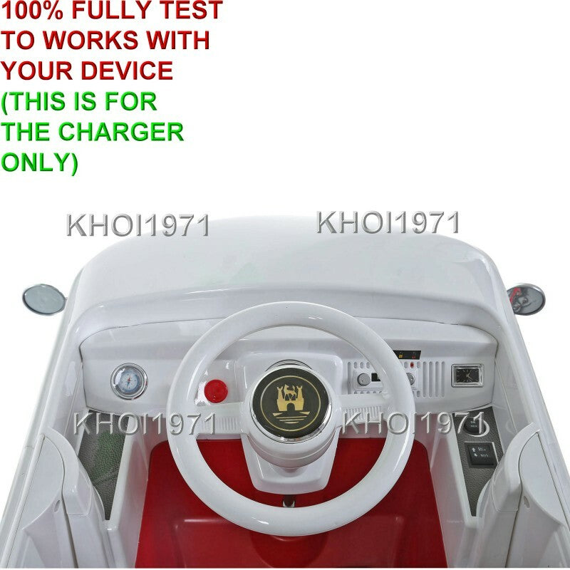 AC Adapter Charger for Rollplay W487AC Bob Volkswagen Bus Type 2 T1 Ride-On Vehicle Magic Cars 8