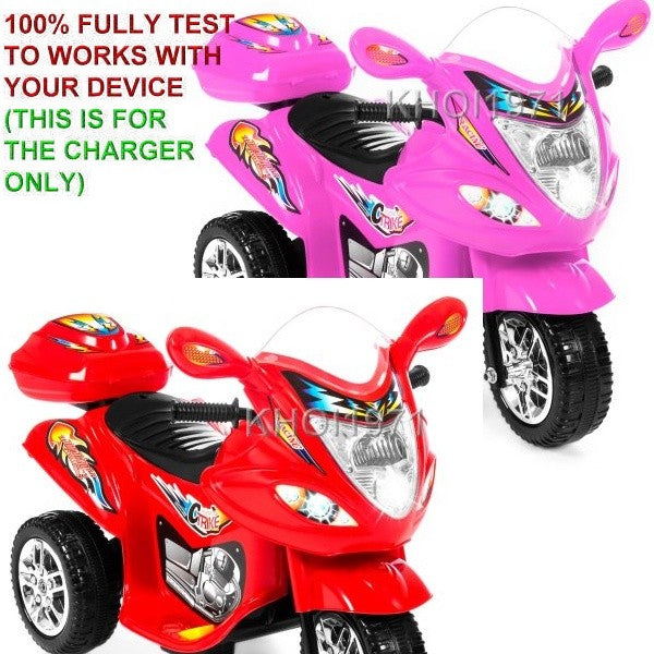 AC Charger Adapter for SKY1785 3-Wheel Motorcycle Ride-On Toy Magic Cars 1