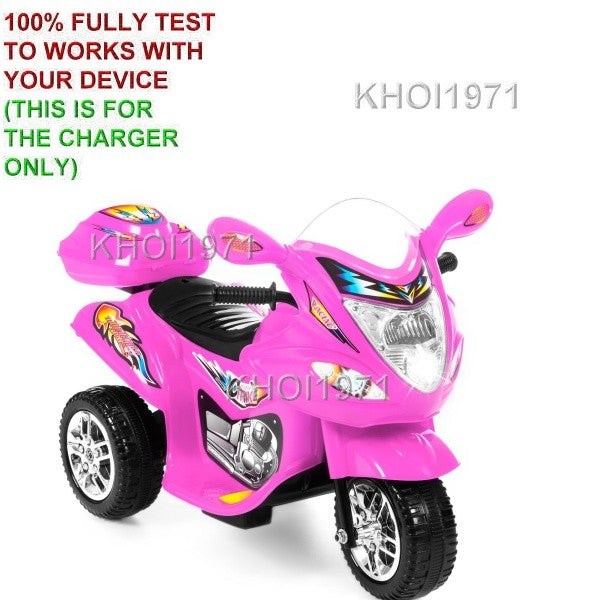 AC Charger Adapter for SKY1819 3-Wheel Motorcycle Ride-On Toy Magic Cars 1