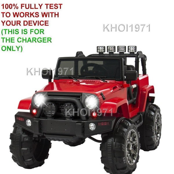 AC Adapter Charger for SKY2856 SKY2857 Truck Ride-On Toy - Black Magic Cars 1