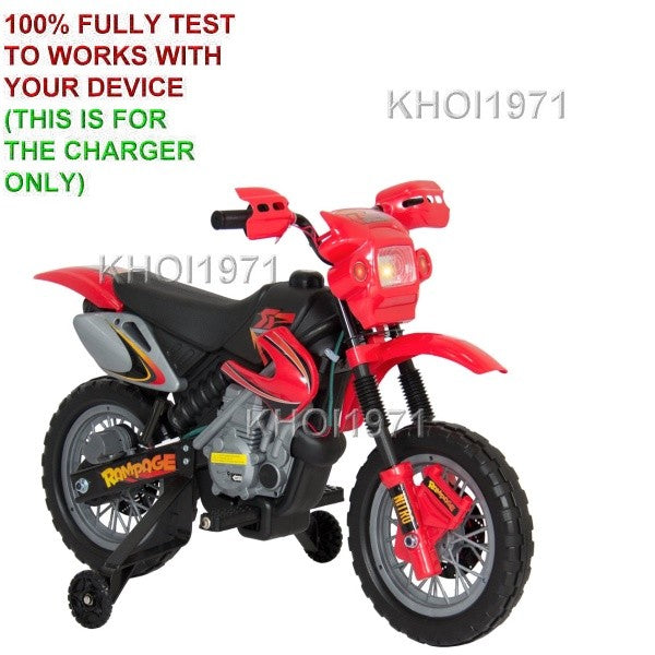 AC Adapter Charger for SKY3383 Motorcycle Train Ride-On Toy Magic Cars 1