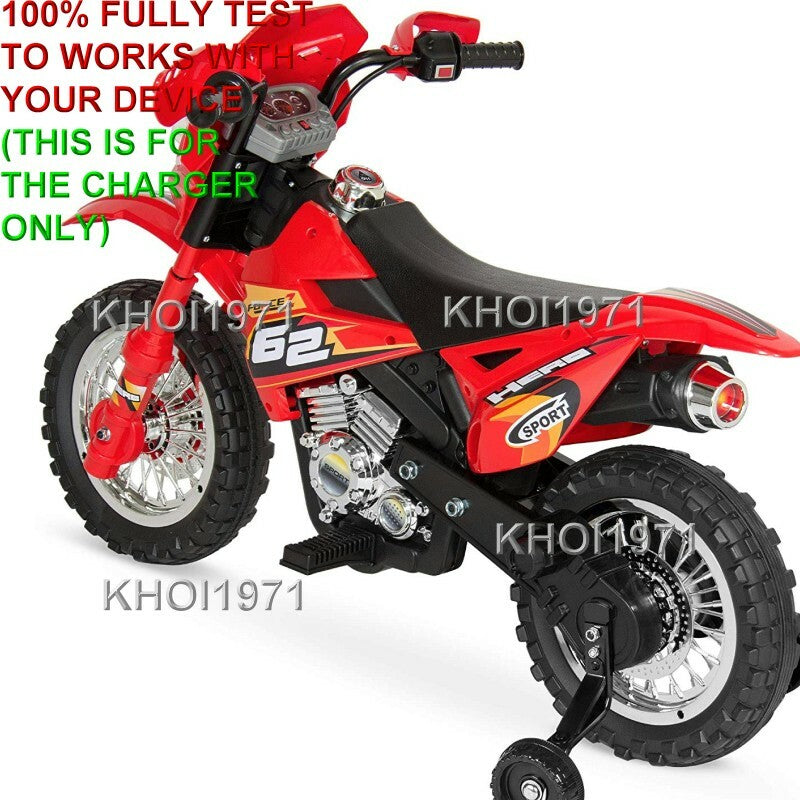 AC Charger Adapter for SKY3486 Motorcycle TR Wheel Ride-On Toy Magic Cars 2