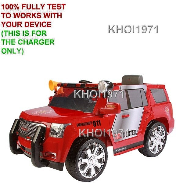 6V AC Charger Adapter for Ride-On Vehicles Compatible with W510AC PC Models Magic Cars 1