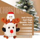 Delightful Santa on Reindeer Plush Toy - Festive Musical Decor for Children Magic Cars 4