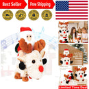 Delightful Santa on Reindeer Plush Toy - Festive Musical Decor for Children Magic Cars Variant 0