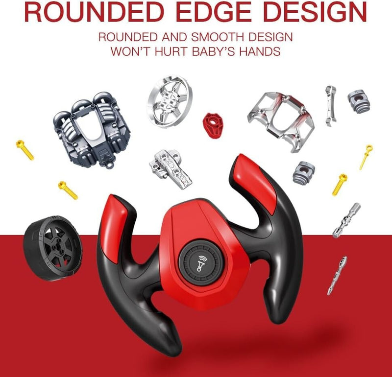 Children's Interactive Truck Engine Toy with Electric Drill, Educational STEM Learning Set Magic Cars 5