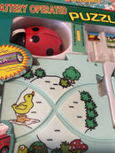 Dinosaur Land and Ladybug Puzzle Vehicles Set, 16 Pieces Magic Cars 1
