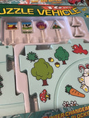 Dinosaur Land and Ladybug Puzzle Vehicles Set, 16 Pieces Magic Cars 4