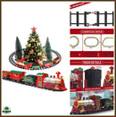 Battery-Operated Christmas Train Set with Lights and Sounds, 11.5 Ft Track Magic Cars Variant 0