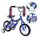 12-Inch Bike for Toddlers Aged 2-4 with EVA Tires and Training Wheels Magic Cars Variant 0