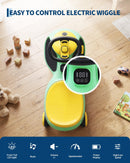 12V Electric Wiggle Car for Kids - 2-in-1 Ride-On Swing with 360° Steering and Music