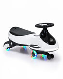Electric Wiggle Car for Kids - 2-in-1 Ride-On Toy with Pedal and Swing Modes, 12V Rechargeable