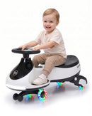 Electric Wiggle Car for Kids - 2-in-1 Ride-On Toy with Pedal and Swing Modes, 12V Rechargeable