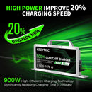 48V Golf Cart Charger, 15 AMP Club Car Battery Charging Station with 3-Pin Round Plug Magic Cars 1