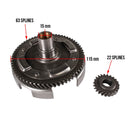 Clutch Gear Assembly (Includes Crank Gear) for Vespa V9A (primaries) - image 2