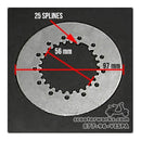Clutch Plate (Driven) for Vespa VNB, VBA, VBB, VNC, VBC, VLA, VLB, VNX, Vlx - image 3