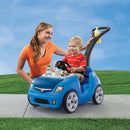 Coche correpasillos azul para niños y niñas de 1 a 4 años para montar Magic Cars 10