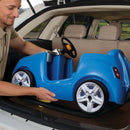 Coche correpasillos azul para niños y niñas de 1 a 4 años para montar Magic Cars 6