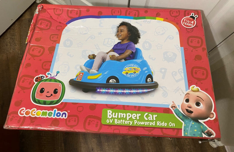 CoComelon 6V Battery-Powered Electric Ride-On Car with Safety Bumper Magic Cars 1