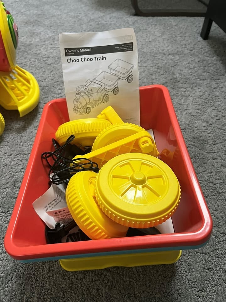 Cocomelon Motorized Ride-On Train for Toddlers - New Without Box Magic Cars 2