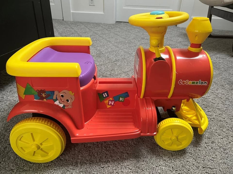 Cocomelon Motorized Ride-On Train for Toddlers - New Without Box Magic Cars 3