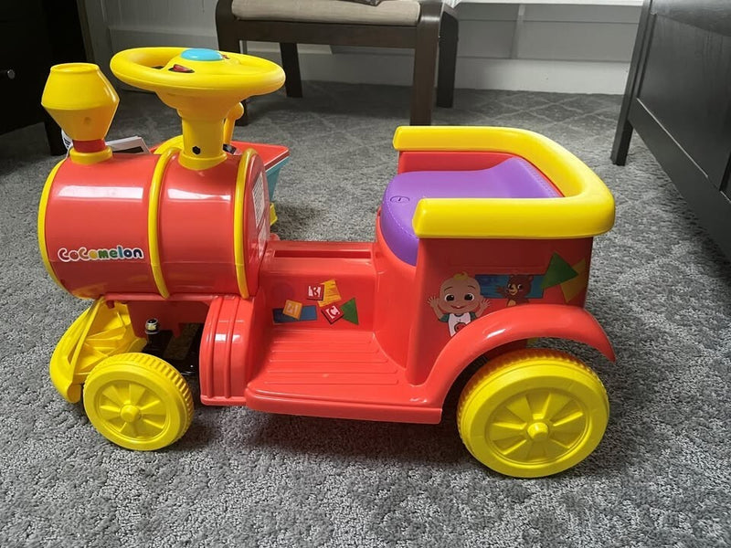 Cocomelon Motorized Ride-On Train for Toddlers - New Without Box Magic Cars Variant 0