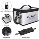 Large Fireproof Lipo Bag (11.0 x 8.0 x 6.5 inches) - Silver Magic Cars 1
