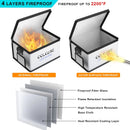 Large Fireproof Lipo Bag (11.0 x 8.0 x 6.5 inches) - Silver Magic Cars 2