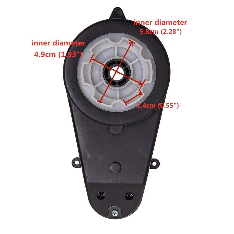 Compact 12V DC Motor with Gearbox Upgrade for Kids Power Wheels and SUVs Magic Cars 3