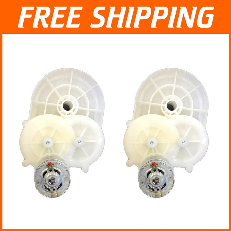 Compact 12V Motor Gearbox Assembly Compatible with John Deere Gator and Polaris RZR Toys Magic Cars Variant 0