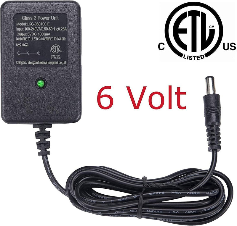 Compact 6V Charger with LED Display Lightweight Design for Kids' Ride-On Toys Magic Cars 7