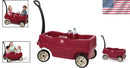 Compact Easy-to-Clean Kids Wagon with Side Storage, 75 lb Capacity Magic Cars 1