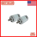 2-Piece RS550 24V Motor and Gearbox Set for Ride-On Toy Performance Upgrade Magic Cars Variant 0